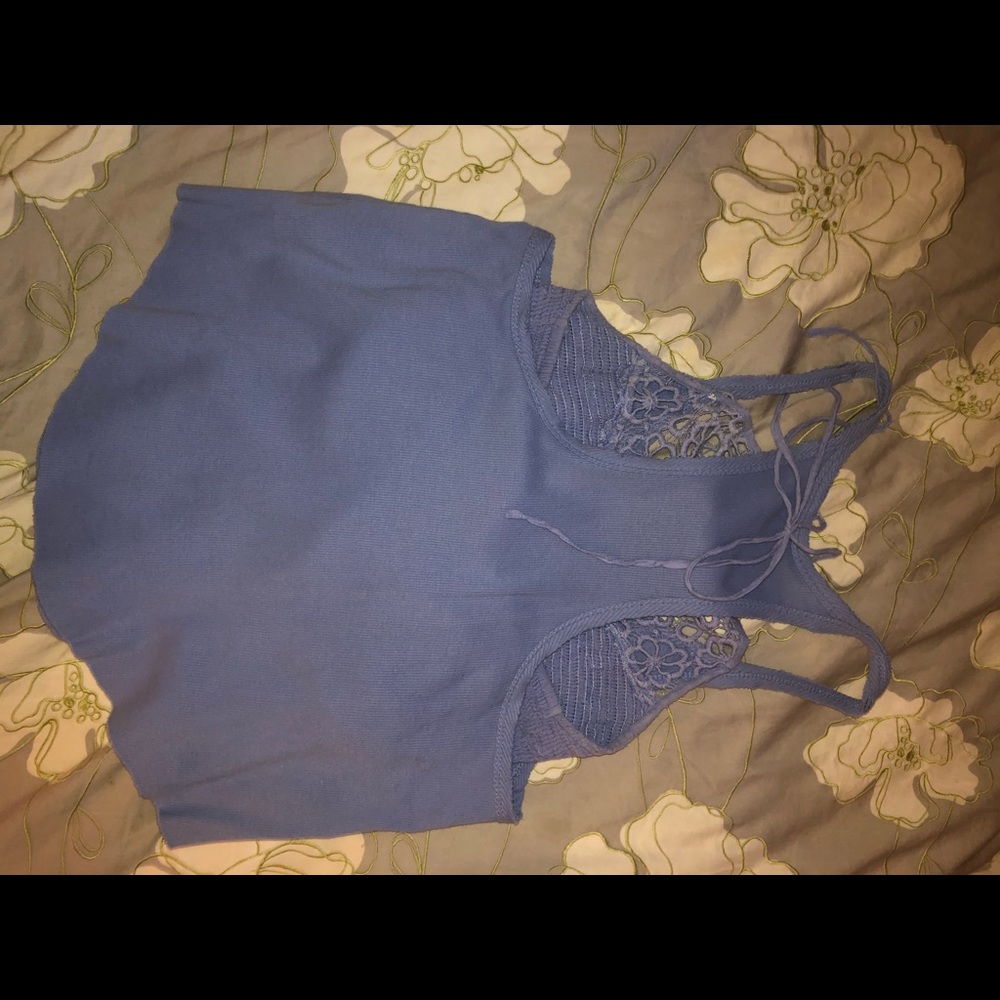 free people cut out neck tank top